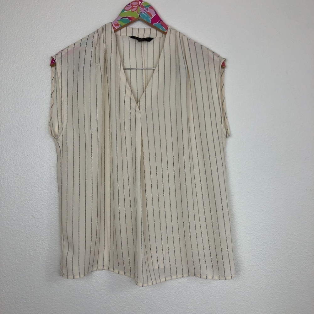 Banana Republic striped blouse size XS // 0552